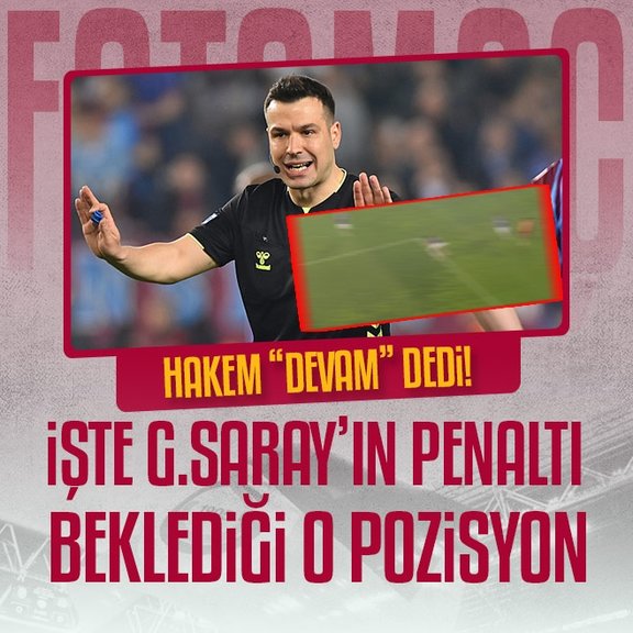 Galatasaray penaltı bekledi! İşte o pozisyon