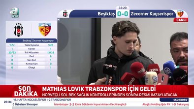 Mathias Lovik, Trabzonspor için geldi!