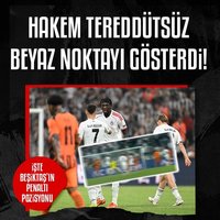 Beşiktaş penaltı kazandı! İşte o pozisyon
