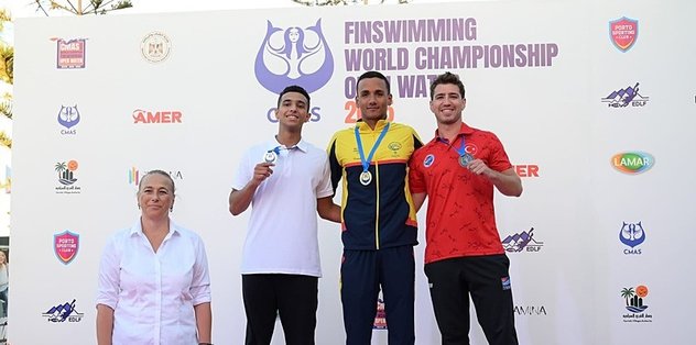 Milli sporcu Derin Toparlak dünya 3.'sü oldu