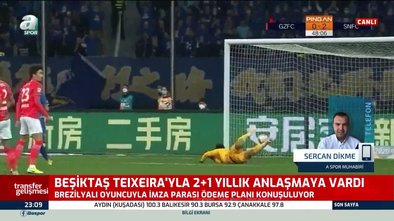 Son dakika transfer haberi: Beşiktaş Alex Teixeira ile yıllık anlaşmaya vardı! (BJK spor haberi)