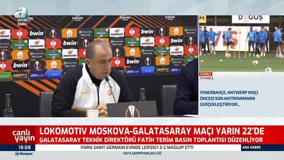 >Terim'den Moskova maçı yorumu! 