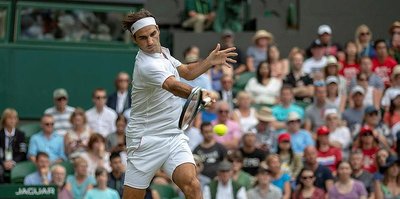 Wimbledon'da Roger Federer 3. tura yükseldi