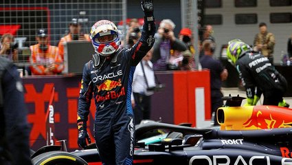 F1 Çin Grand Prix'sinin sprint yarışında kazanan Max Verstappen