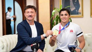 Son dakika spor haberi: Milli sporcumuz Busenaz Sürmeneli: Madalyamı Eren Bülbül'e armağan ediyorum