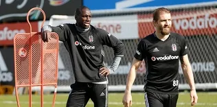 Caner Erkin ve Demba Ba çalışmalara başladı