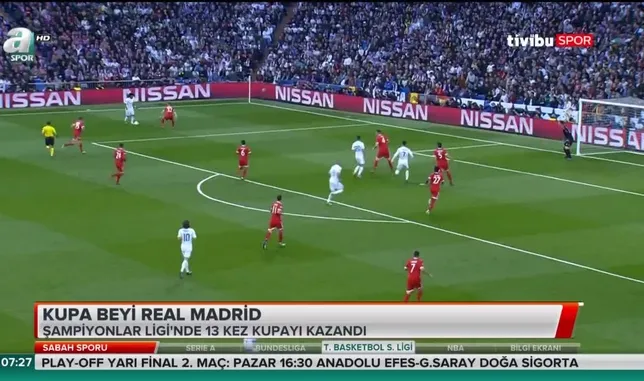 Kupa beyi Real Madrid