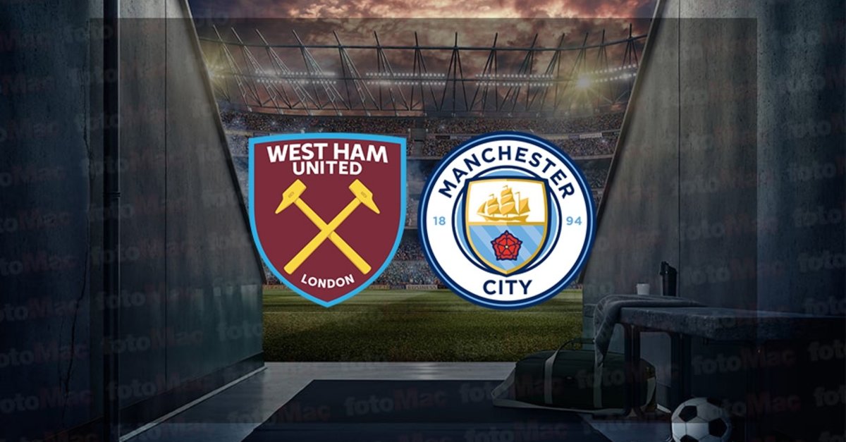 West Ham United - Manchester City maçı ne zaman, ve hangi kanalda canlı yayınlanacak? | İngiltere Premier Lig - Fotomaç