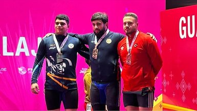 Milli halterci Muhammet Emin Burun'dan bronz madalya başarısı!