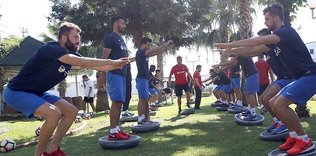 Trabzonspor kuvvet çalıştı