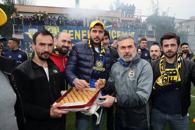 Fenerbahçe antrenmanında sürpriz