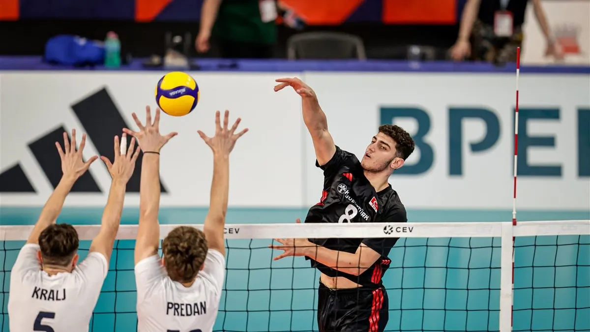 18 Yaş Altı Erkek Milli Voleybol Takımı Avrupa Şampiyonası'ndan Elendi