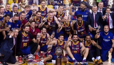Son dakika spor haberi: İspanya basketbol liginin şampiyonu Barcelona