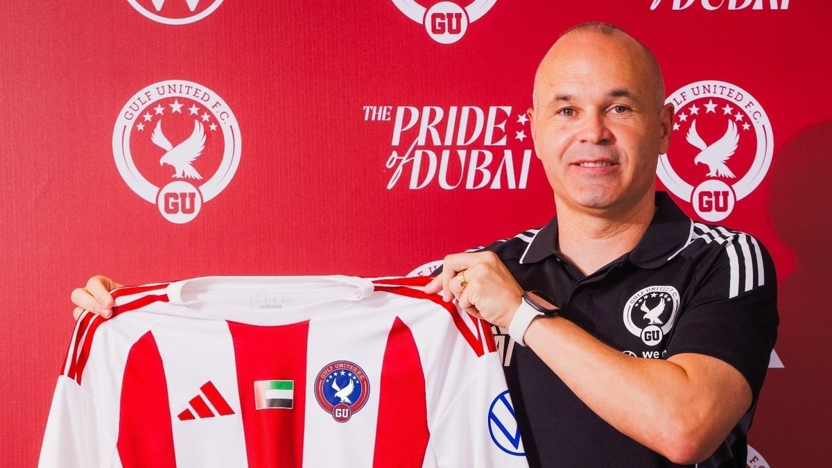 Iniesta, teknik direktörlüğe BAE ekiplerinden Gulf United'da başlıyor!
