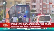 Başakşehir kafilesi stadyuma böyle ulaştı