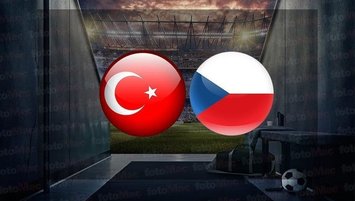 Türkiye - Çekya maçında ilk 11'ler belli oldu!