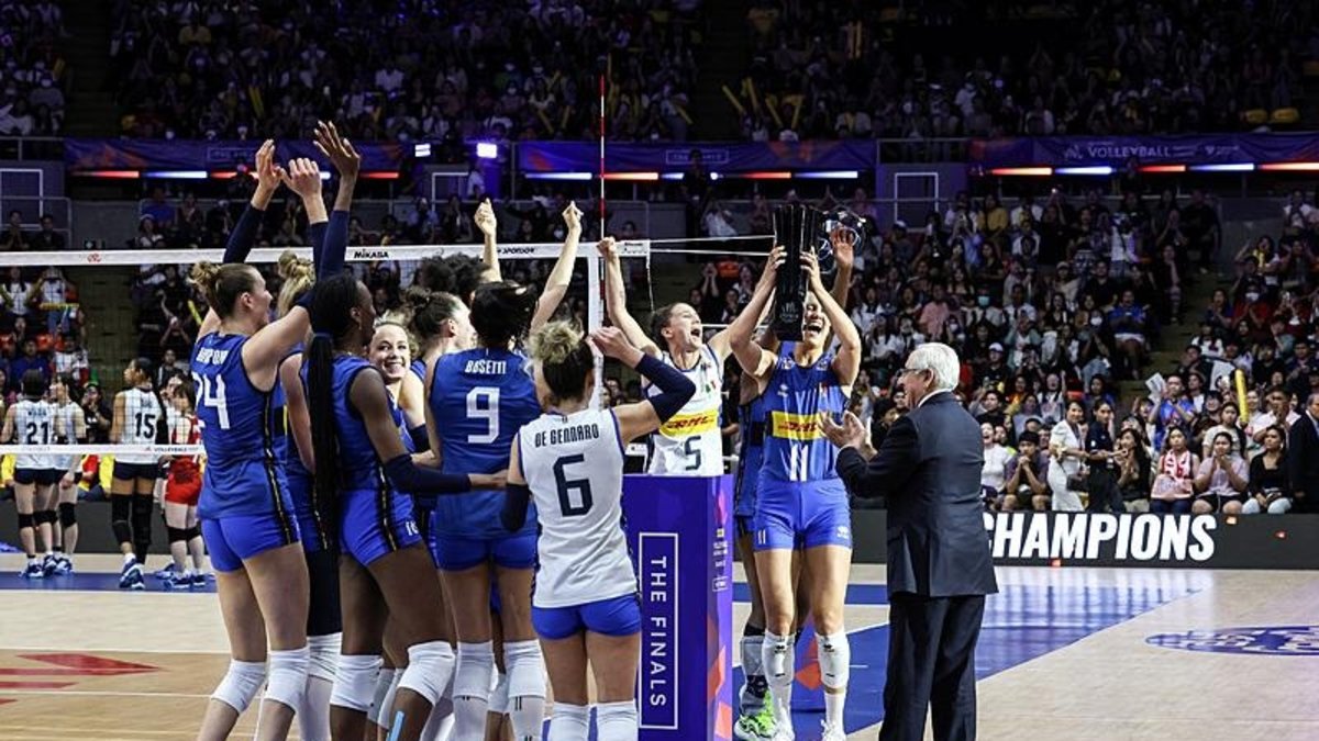 VNL'de altın İtalya'nın