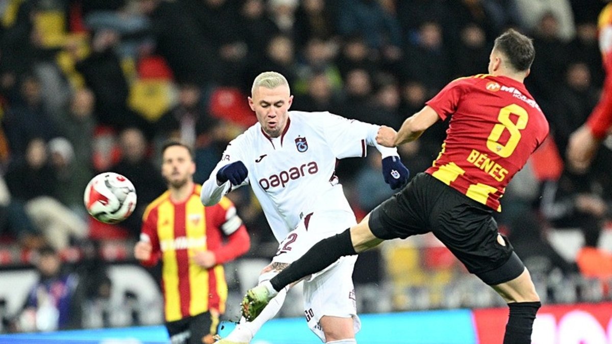 Trabzonspor'da Oleksandr Zubkov: Rakibin kırmızı kart görmesi...