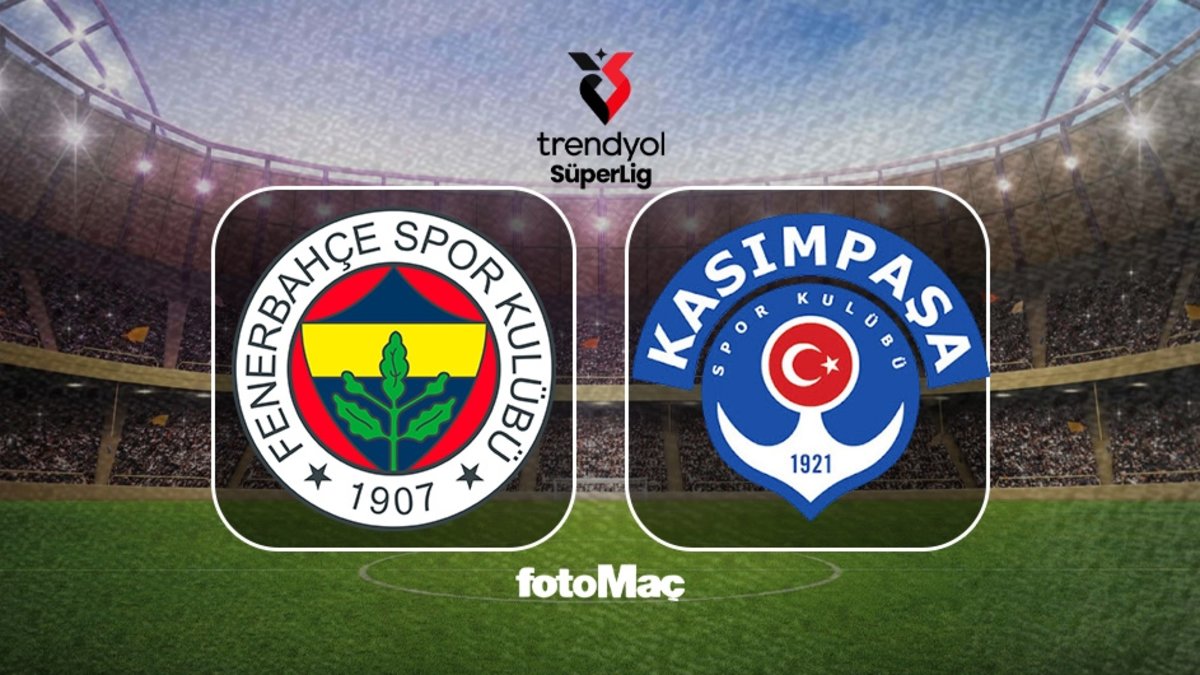 Fenerbahçe-Kasımpaşa maçı ne zaman, saat kaçta, hangi kanalda?