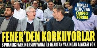 Fener'den korkuyorlar