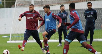 Trabzonspor’un antrenmanında moral bozan sakatlık