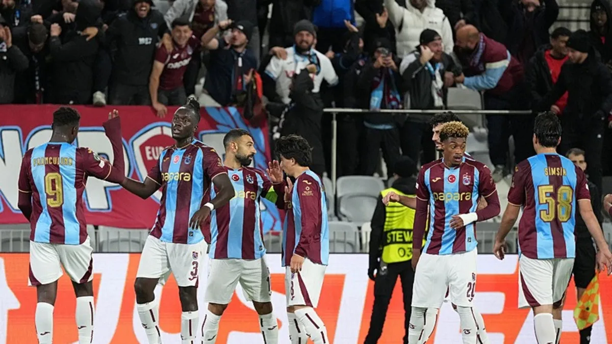 Trabzonspor Finlandiya'dan 3 puanla döndü! Konferans Ligi'ne 'Fırtına' gibi başladı