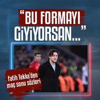 Tekke: Bu formayı giyiyorsan...