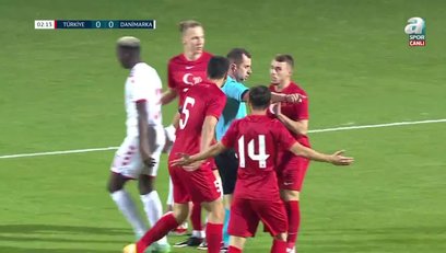 >GOL | Türkiye U21 0-1 Danimarka U21