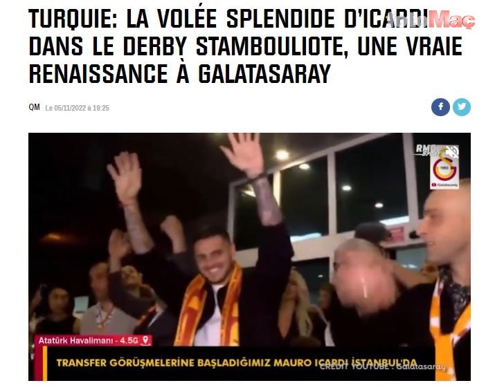 GALATASARAY HABERLERİ - Mauro Icardi'nin Beşiktaş'a attığı goller dünya basınında yankılandı!
