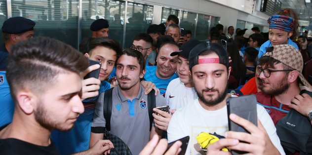 Trabzonspor coşkuyla karşılandı