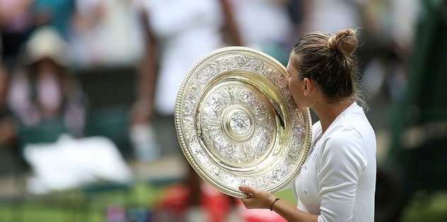 Wimbledon'da zafer Simona Halep'in