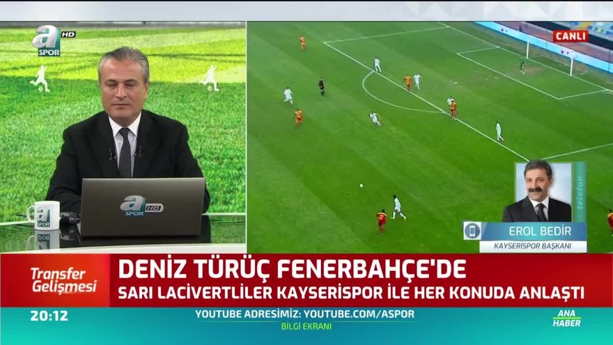 Erol Bedir Deniz Turuc Icin Fenerbahce Ile Anlastik Videosunu Izle Fotomac Tv