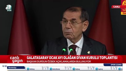 >Galatasaray Başkanı Dursun Özbek açıklamalarda bulundu!