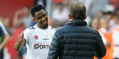 Sergen Yalçın'dan Eto'o'ya destek