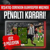 Beşiktaş penaltı kazandı! İşte o pozisyon