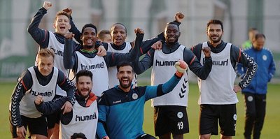 Konyaspor'da Göztepe maçının hazırlıkları sürüyor