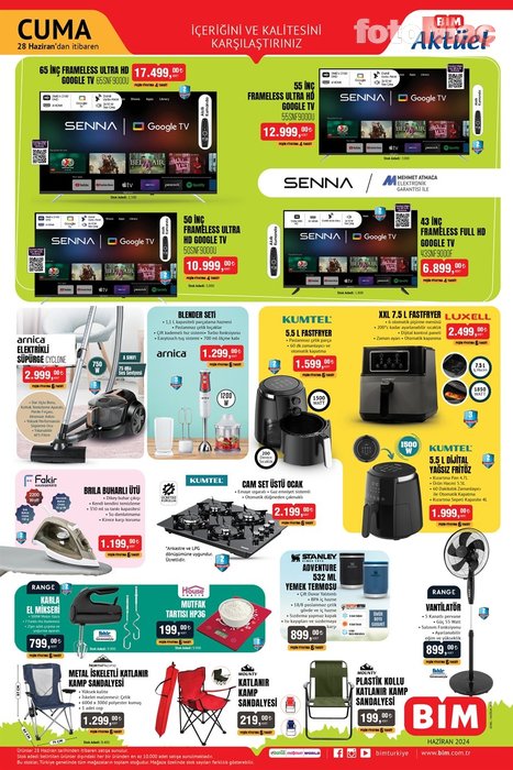 BİM AKTÜEL KATALOG 28 HAZİRAN | Bu Cuma Bim'de hangi ürünler indirimde?
