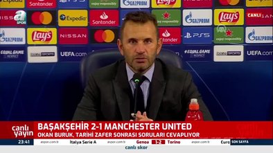 Okan Buruk, Başakşehir - Manchester United maçı sonrası konuştu!