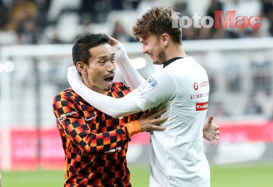 Beşiktaş-Galatasaray mücadelesinden kareler
