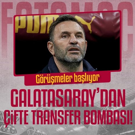 Galatasaray’dan 2 transfer bombası birden!