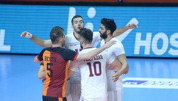 Galatasaray tek set verdi