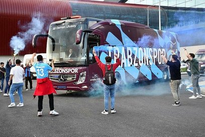 Trabzonspor kafilesi Kayseri’de!