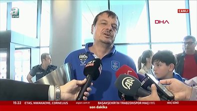 Avrupa şampiyonu Anadolu Efes kupayla ülkeye döndü!