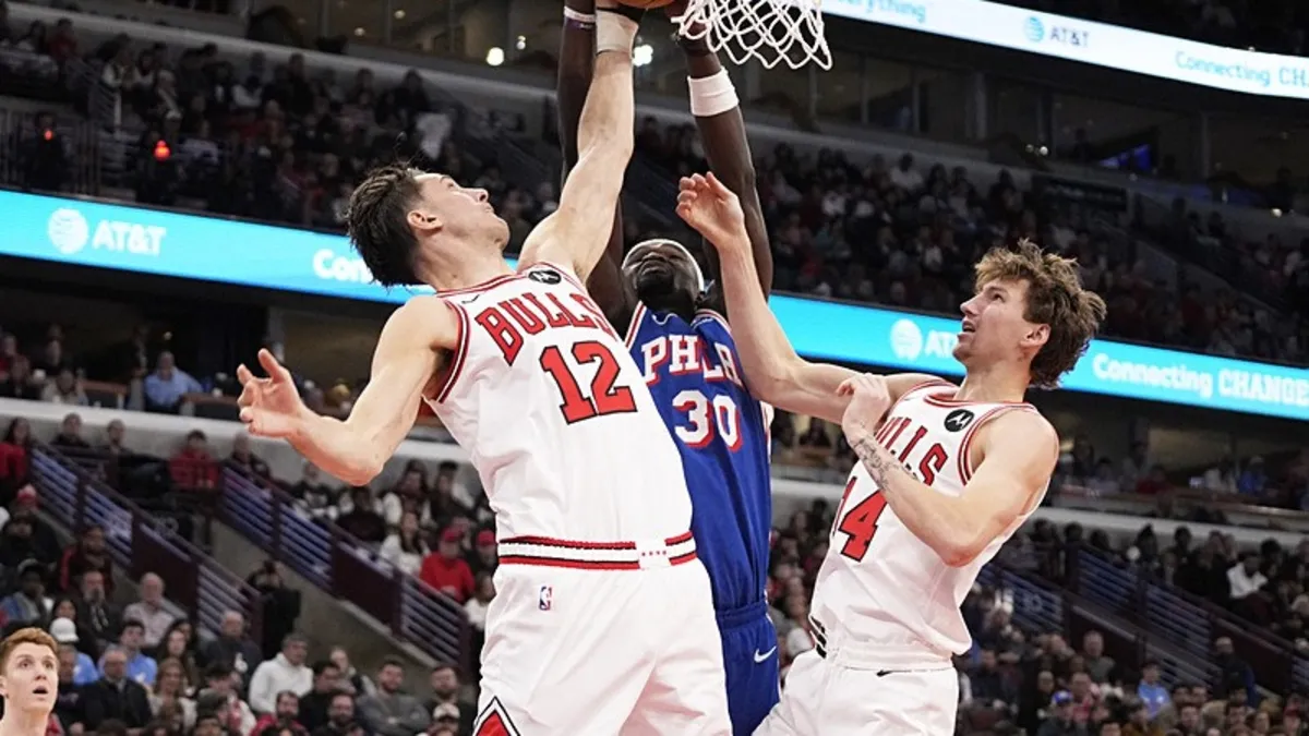 NBA'de Bulls 76ers'ı yenerek serisini 5 maça çıkardı