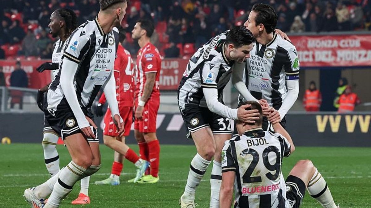 Monza 1-2 Udinese (MAÇ SONUCU ÖZET)
