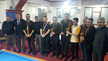 Van’da bilardo şampiyonası