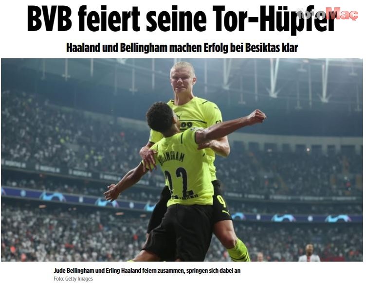 Son dakika spor haberi: Avrupa basını Beşiktaş-Borussia Dortmund maçını böyle gördü!