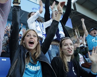 Zenit - Fenerbahçe maçından kareler!