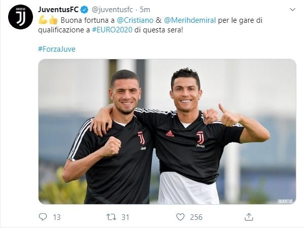 Juventus’tan Merih Demiral mesajı!