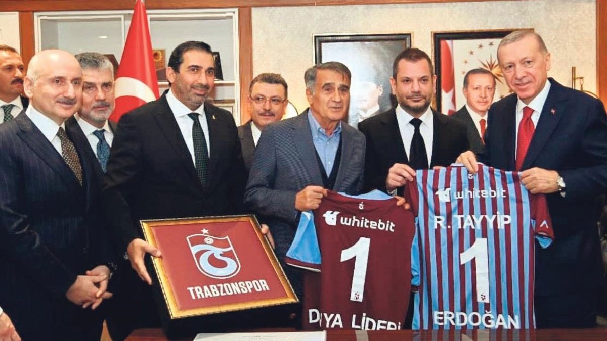 Trabzonspor'dan Başkan Erdoğan'a teşekkür!